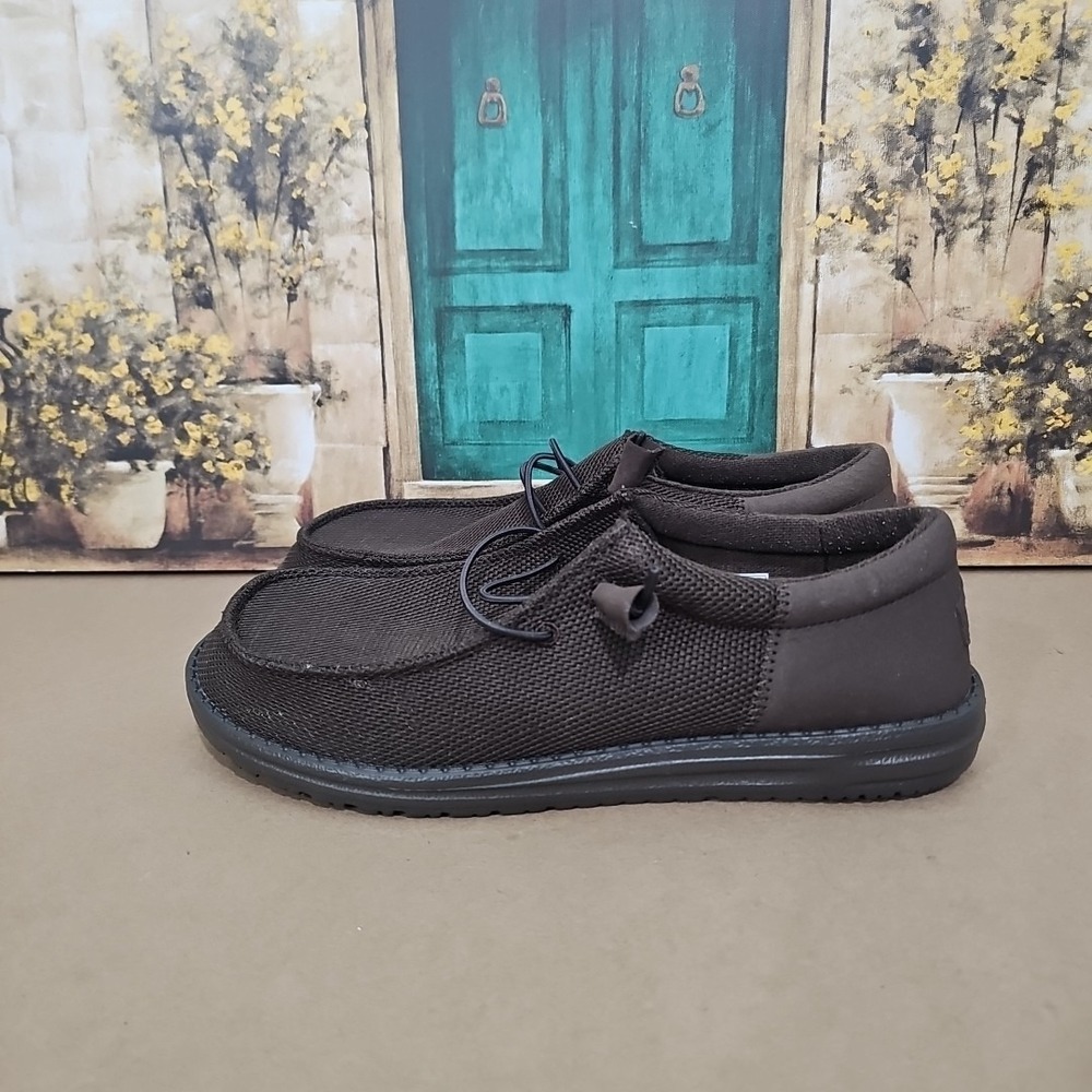 Hey Dude Wally Funk Mono Men's Casual Loafers Slip On Shoes Brown Size 12